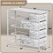 Sorbus Dresser with 8 Drawers - Storage Chest Organizer with Steel Frame, Wood Top, Handles, Fabric Bins